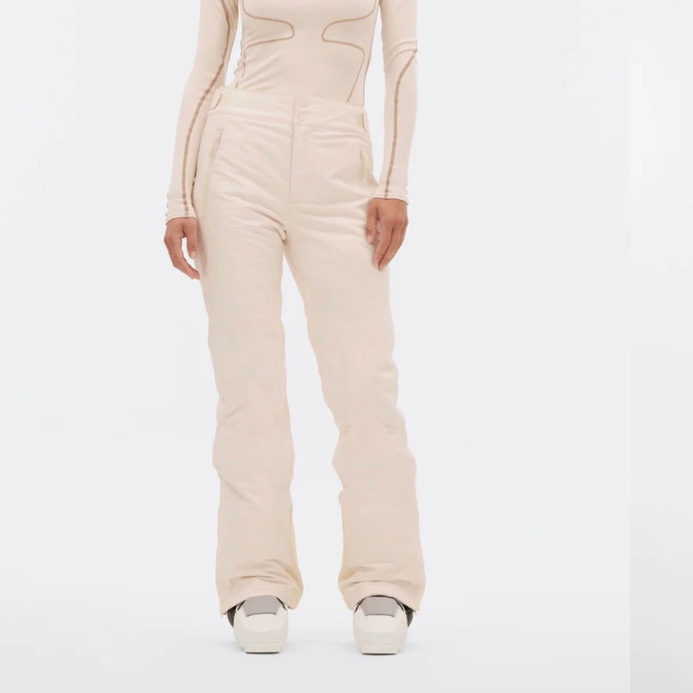 Halfdays Alessandra Pant in Oat Milk - Size XS